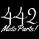 442 Moto Parts! A loja de peças e acessórios para sua moto! Logo